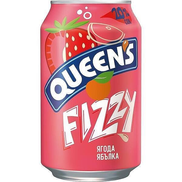 Газирана напитка QUEEN'S FIZZY ягода и ябълка