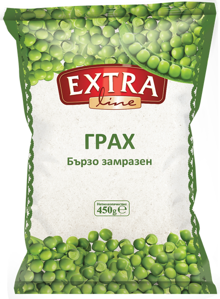 Замразен грах EXTRA LINE
