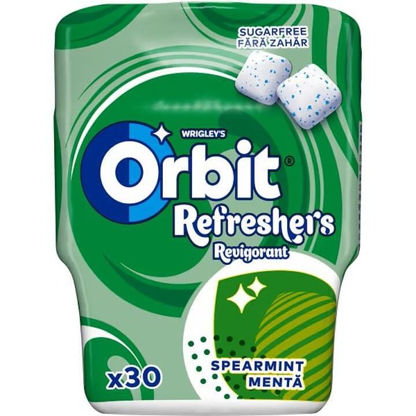 Дъвки ORBIT Spearmint без захар 30 бр.