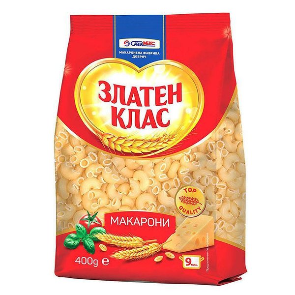 Макарони ЗЛАТЕН КЛАС рогчета