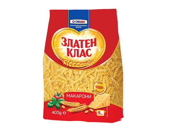 Макарони ЗЛАТЕН КЛАС спирали