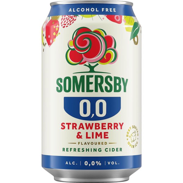 Сайдер SOMERSBY ягода и лайм 0% алк.