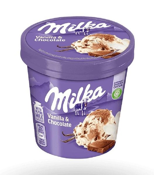 Сладолед MILKA Vanilla & Chocolate