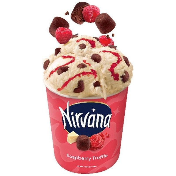 Сладолед NESTLE NIRVANA с малина и трюфел