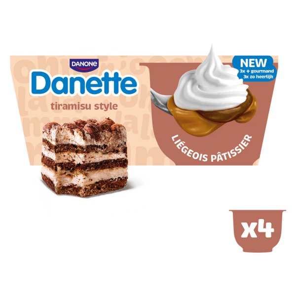 Млечен десерт DANETTE Tiramisu